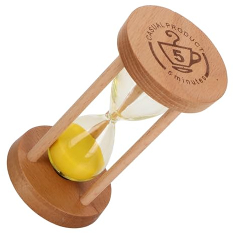 Ciieeo Timer Per Lavarsi i Denti a Da 5 Minuti Per Bambini, Piccola Gialla Funzione Decorativa Per Bagno, Promuove Abitudini Orali Sane e Gestione Del