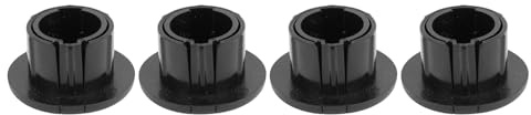 Set Passacavo da Parete per Cavo Satellitare, Passacavo da Parete per Cavo Satellitare da 4 Pezzi, Plastica Compatta per Adattatore Ethernet del Router (BLACK)