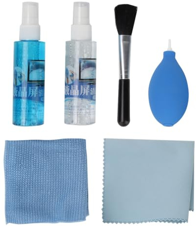 Set di pulizia 6 in 1 Pulitore per polvere Disco luminoso per computer digitale Tastiera LCD per laptop Fotocamera