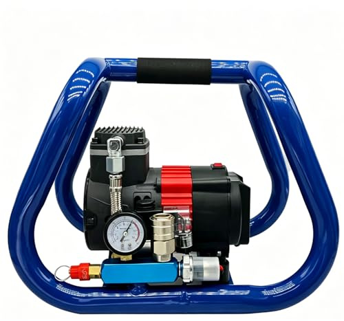 Compresor de Aire Comprimido para Makita Batería, 3L 8 Bar Compresor de Aire Portátil Silencioso para Rellenar Neumáticos, Preparación de Coches, Reparación de Coches, Limpieza Industrial
