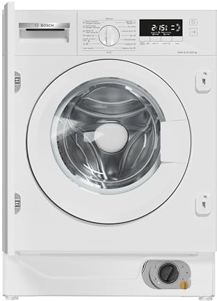 Bosch Waschmaschinentrockner, integrierbar, Serie 4, 8/5 kg, Schnellprogramm, SpeedPerfect, AutoDry WKD28260ES