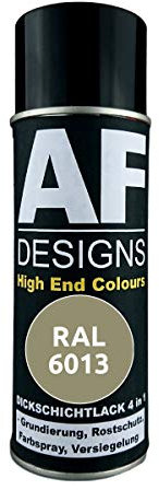 4 IN 1 Ral 6013 Verde Caña Dickschichtlack Laca Spray Lata de Aerosol