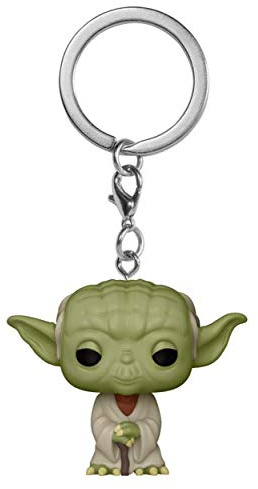 Funko Pop! Keychain: Star Wars - Yoda - Neuartiger Schlüsselanhänger - Vinyl-Minifigur Zum Sammeln - Strumpffüller - Geschenkidee - Offizielle Handelswaren - Movies Fans - Minifigur
