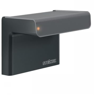 Steinel Bewegungsmelder iHF 3D schwarz, 160° Bewegungssensor, 1-5 m Reichweite, in 3 Richtungen per Bluetooth einstellbar