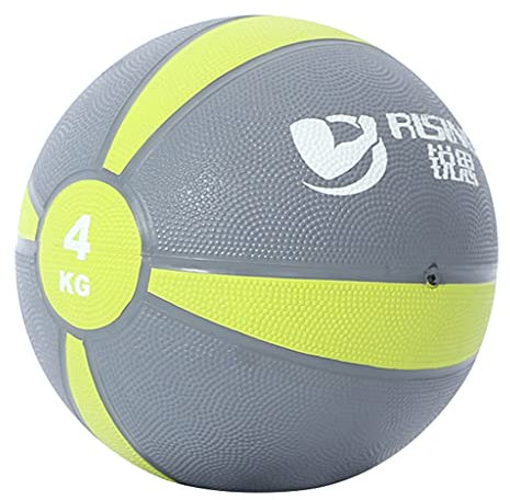 ZXQZ Medizinbälle, Gummikrafttrainingsball, Home Fitness Core Workout Ball, 1 Kg / 2 Kg / 3 Kg / 4 Kg / 5 Kg / 6 Kg / 7 Kg / 8 Kg / 9 Kg / 10 Kg (Size : 4kg/8.8lb)