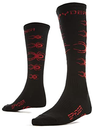 Spyder Jungen Bug Liner Socks, Schwarz, 140 EU