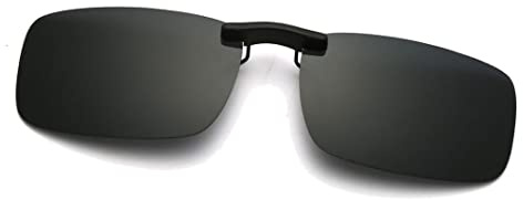 Long Keeper Polarisierte Sonnenbrille Clip für Brillenträger - Clip-On Sonnenbrille für Outdoor-Aktivitäten, Autofahren und Angeln - Unisex-Erwachsene