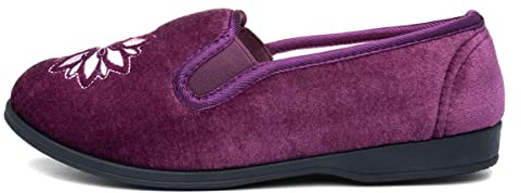 The Slipper Company Cece Women's Purple Heather Full Slipper