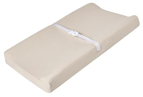 QUENESS Muslin Changing Pad Cover for Baby Boys Girls