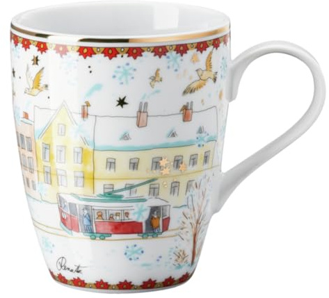 Hutschenreuther Sammelkollektion 23 Weihnachtsklänge II Becher mit Henkel