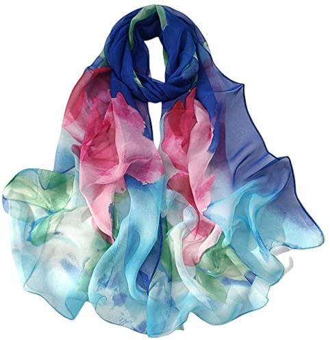 FAIRYGATE Chiffon Schal Damen Stola Halstuch Tuch für Sommer Herbst Winter Ganzjährig Schals & Tücher