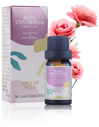 ABLOOM MOON ätherische Öle Rose centifolia, ätherisches Öl für Diffuser, geeignet für Aromatherapie, Massage, Haarpflege 10ML (Rose centifolia)