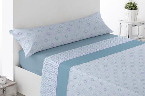 Juego de Sábanas Térmicas de Pirineo. Sábanas de Otoño/Invierno Tejido Polar para Cama Individual y Matrimonio, 3 Piezas, Cálida y Suave. (Cama 135, Pina)