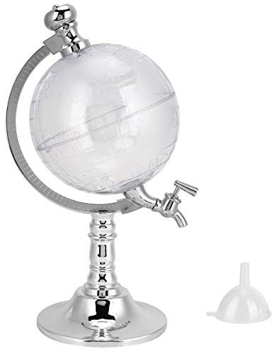 1,5L Globes Carafe, Distributeur de Boissons Globe Carafe à Vin de Whisky avec Entonnoir et Bouchon Distributeur de Vin de Fête de Club de Bar pour Bourbon, Brandy, Jus, Eau