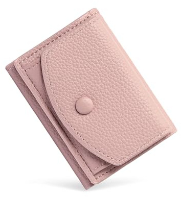 SENDEFN Geldbörse Damen klein Mini Geldbeutel Leder, Kleines Portemonnaie Damen, Kreditkartenetui mit RFID Schutz für Frauen Mädchen