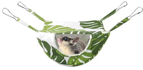 Hängmatta Ferret – 30 cm liten djursäng, varmburhängmatta, bekväm vilopunkt för husdjur, hållbart hängande bo | marsvin för chinchilla sockerpapegoja ha