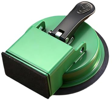 Ventosa para Cristales Mejorada - Herramienta Multiusos Portátil para Reparar Huecos de Suelo y Fijar Juntas de Granito/Vinilo- Verde