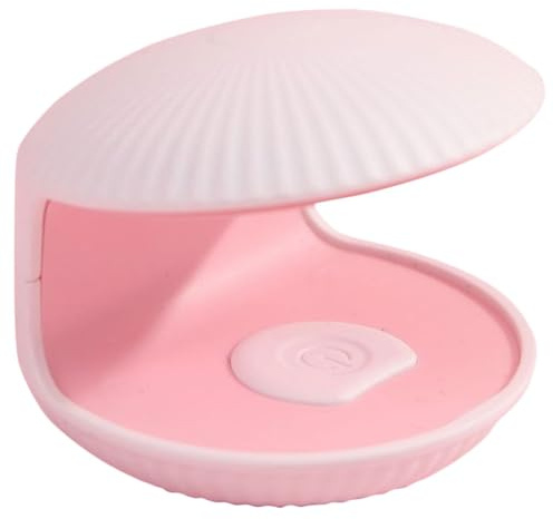 HOMSFOU Lampe USB Blanche pour Nail Art 5 Led, Sèche-vernis Pratique en Plastique, pour Manucure à Domicile Voyage