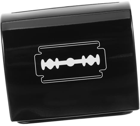 BETOOKY Contenitore per Smaltimento di Lame da in Acciaio Inox, Portatile e Sicuro, per Uso Domestico e Professionale di Parrucchieri