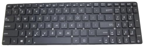 QHGUYOZ Laptop-Tastatur für ASUS R500V R500A R500VS R500VD R500VM R500VJ Schwarz ohne Rahmen GR JP SP TR US(United States US)