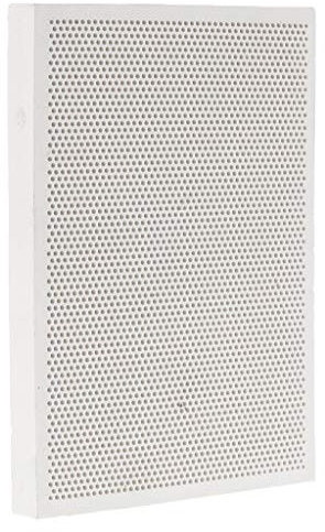 Brique réfractaire isolante, blanc, moyen