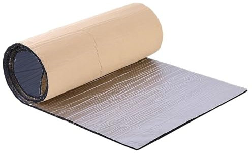 Thermique Isolation Tapis D'isolation Phonique Thermique pour Voiture Épaisseur 50 X 200 Cm X 5 Mm/10 Mm Insonorisant pour Capot Porte Moteur(50x200CMx10MM)