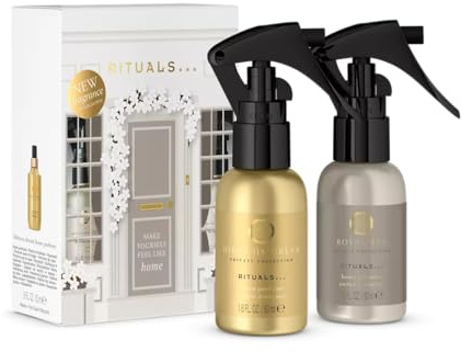 RITUALS Home Perfume Geschenk Set, Hibiscus Dream und Royal Tea Raumspray, Private Collection, 2 x 50ml Reisegröße