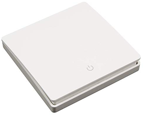 MC POWER Botón de pared inalámbrico para serie de conmutación por radio Kinetic, 433,92 MHz, 1 vía, alcance de 200 m, no requiere alimentación, resistente al agua