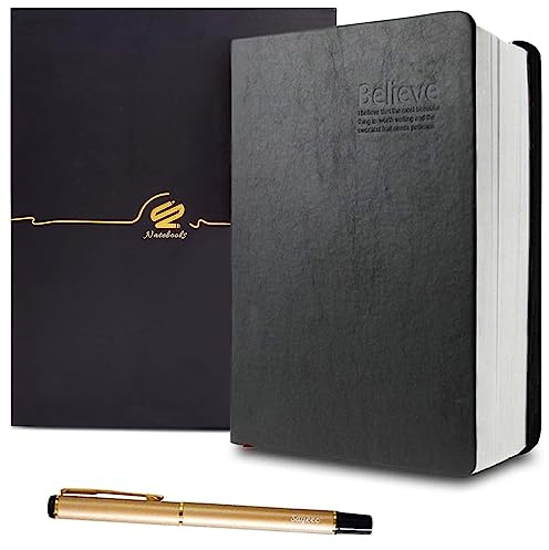 KXF 720 Pages Extra Super Thick Writing Journal for Women Men with Gift Box Pen Vegal Leather Lined 720 Pages Travel Notebook Diary Gift for Birthday Christmas Holiday Writing Notebook Notepad