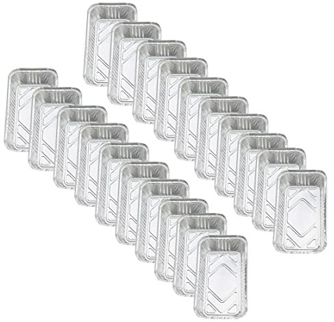 ciciTree 50Pcs 850ml Aluminum Foil Grease Drip Pans Trays for BBQ Grills