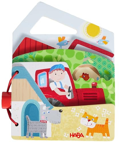 Holz-Babybuch Traktor