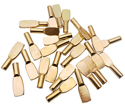 50 Packs Regalstifte, 6x33mm Regalunterstützung Stifte Schrankmöbel für Buchregale Lieferungen Schränke Schrank Bücherregal