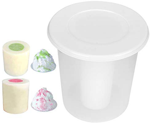 Moules à Glace Pilée, Moules à Glace Pilée Transparents Réutilisables, Tasse de Moules à Glace Pilée, Moules à Glace Pilée avec Couvercle, pour Modèle de Fabrication de Seau à Glace