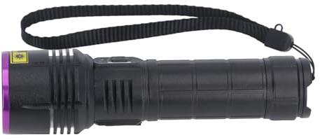 SUPYINI Linterna UV de 365 nm recargable por USB, portátil, detector de orina de mascotas, para curado de resina, pesca, minerales, escorpión