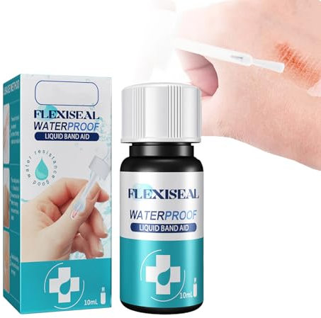 Liquid Bandage Spray, Waterproof Spray Plasters for Wounds,10 ml Breathable Waterproof Wound Healing Gel Liquid Bandage, Quick-Drying Dressing for Scratch and Small Wound Protection Film