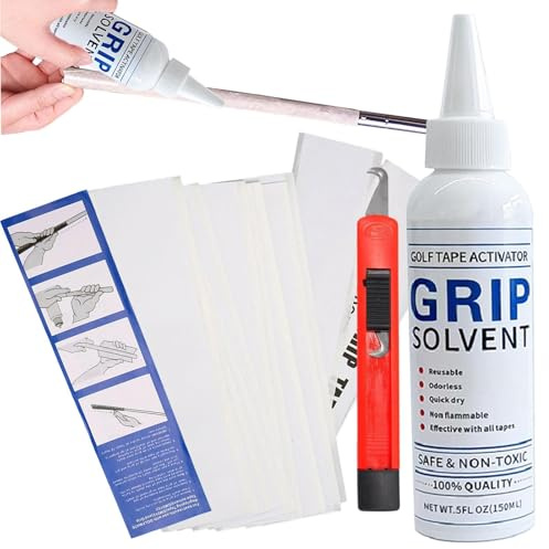 Golf-Griff-Set zum Nachschneiden von Golfschlägern | Golf Grip Tape Strips Golf Grip Ersatzset - Hochviskoses Golf-Griffband-Set, Golfschläger-Griff-Reparatur-Sets für die Golf-Reparatur, Regrip-Golfs