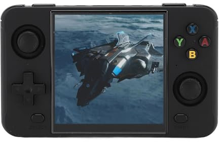 Handheld-Spielekonsole, Tragbare Retro-Spielekonsolen mit 4-Zoll-IPS-Bildschirm, Videospielkonsolen-Gaming-Player-Unterstützung für 11 Emulatoren (16G und 128G)