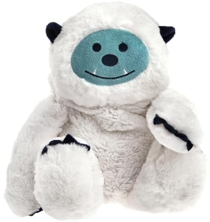 Pelucho - Bouillotte Peluche Yeti - Bien-Être, Chaleur et Douceur - Micro-Ondable - Grains de Blé et Fleurs de Lavande - Fabriquée en France