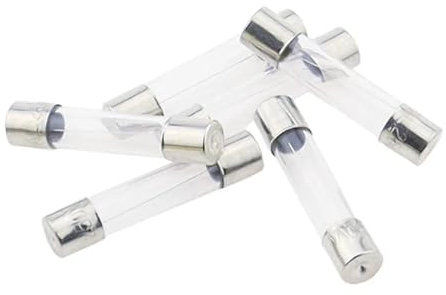Glassicherungen, 6 x 30 mm, 250 V, 0,5 A-10 A, 6 x 30 mm, 5 A, 20 Stück