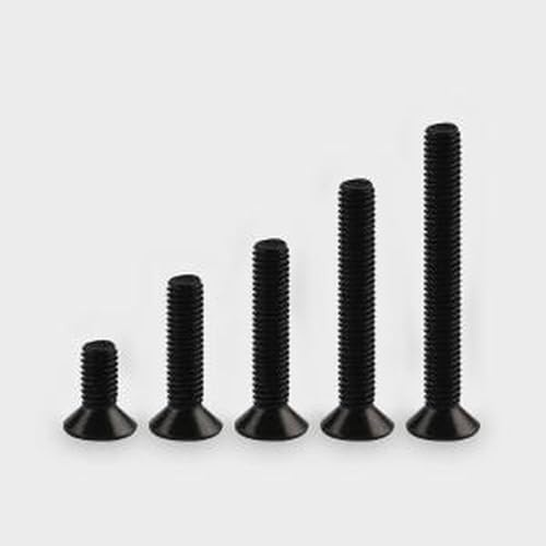 Senkkopfschraube mit Innensechskant, DIN7991, M10-1,5 x 60, Klasse 10,9, Schwarz, M10-1,5 x 60 (110801100060), 10 Stück
