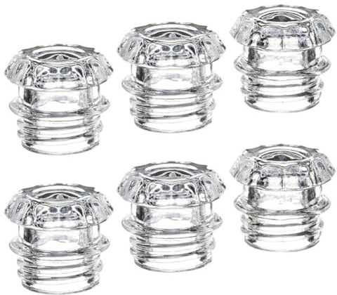 Koolenry 6pcs Percolator Glass Top Replacement,Percolator Coffee Pot Top Replacement Glass Knob Top Coffee Pot Filters Top