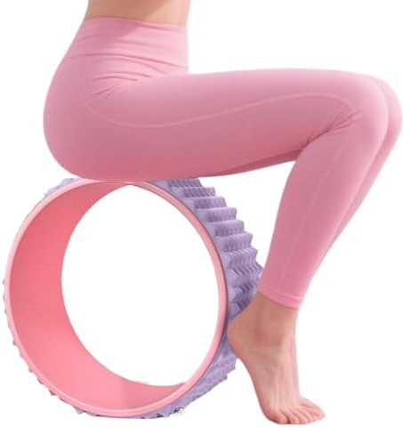 Yoga Rad Für Den Rücken - Rolle Für Dehnen Und Flexibilität - Tiefengewebe Massage Gerät Verbesserte Flexibilität Sportleistung,Dehnung Liebhaber Anfänger