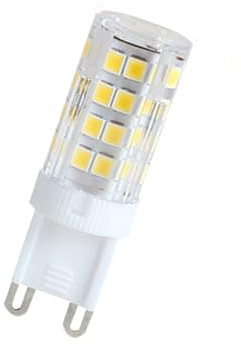 WOLTHID G9 Lampadina Led 5W 220V Ac Bianco Naturale 4000K 360° Angolo Fascio G9 Luce Led T4 Bi-pin Base per Lampadario Illuminazione Pensile Armadio, 5W-1PCS, Bianco Naturale