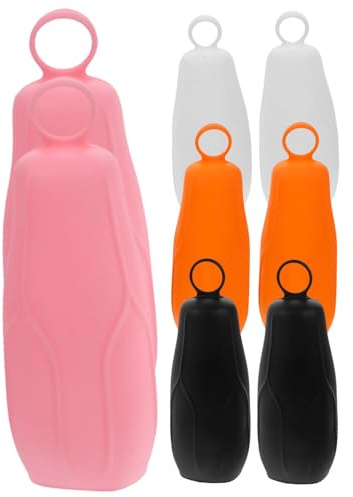 CANIGHT Manicotti Flaconi 8 in Bottiglie e Pezzi per Silicone da Viaggio Copri Riutilizzabili Design Semplice Protezione Antiperdita Shampoo e Bagnoschiuma