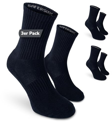 Safersox Chaussettes de sport Chaussettes anti-moustiques pour safari & sports de plein air | Safari Vêtements Chaussettes de sport imprégnées avec protection contre les moustiques : anti-tiques et moustiques pour