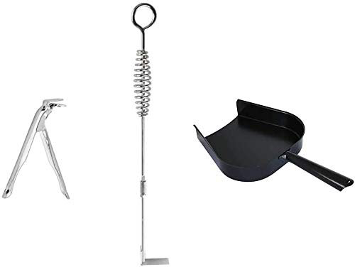 Dracarys Aschekasten aus Edelstahl, großes grünes Ei-Zubehör, Asche-Werkzeug für BGE Primo und andere Kamado-Holzkohle-Kohleherde (at+AP+GG)