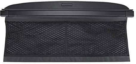 Auto Laderaumabdeckung Cargo Cover FüR Smart fortwo 451 2009-2014, Ausziehbar Kofferraum Schutz Abdeckung Ablagen Kofferraumabdeckung Schutz GepäCkrollo Rollo Anti-Peeping ZubehöR