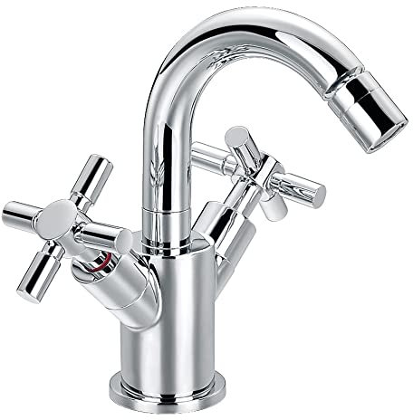 PAINI FRANCE ROBINETTERIE Mélangeur monotrou de bidet avec vidage Tubos - Robinetterie salle de bain