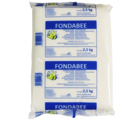 Belgosuc Fondabee Bee Fondant - Beekeeping Supplies UK Ltd - bee feed food 7.5kg - 3 x 2.5kg pouch + MBK