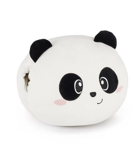 Legami - ¡Cojín Super Soft! Tema Panda, Calientamanos, Súper Suave, Idea de Regalo, 34x26 cm
